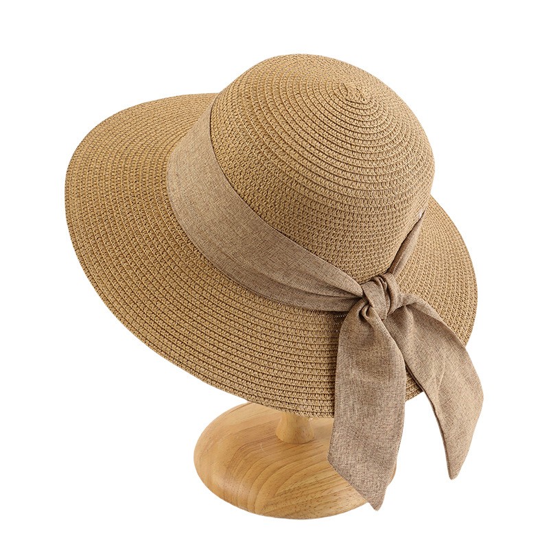 Straw Tie Band Sun Hat — view 2