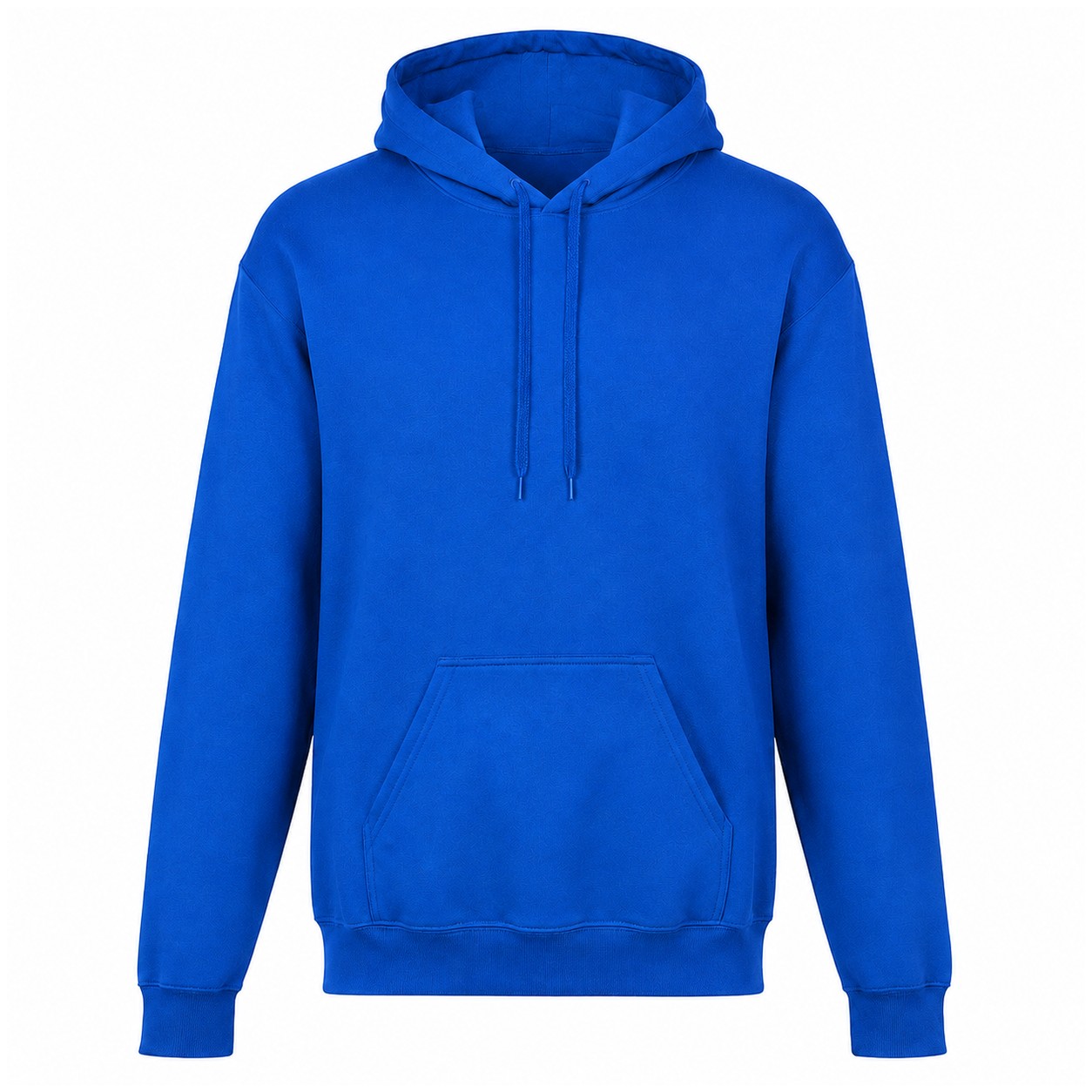 8.4-Ounce Cotton-Polyester Pullover Hoodie — Blue
