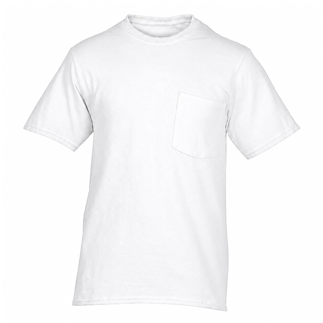 Essential Cotton Pocket Shirt — White