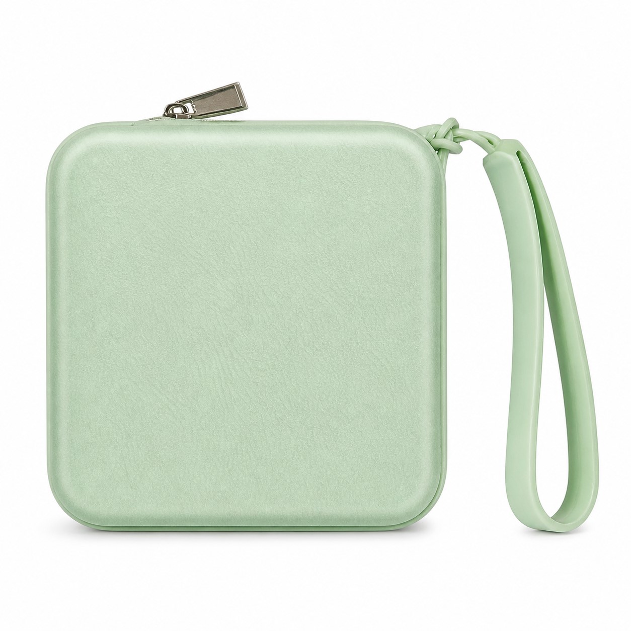 Silicone Zip Coin Wallet With Wrist Strap — view 2
