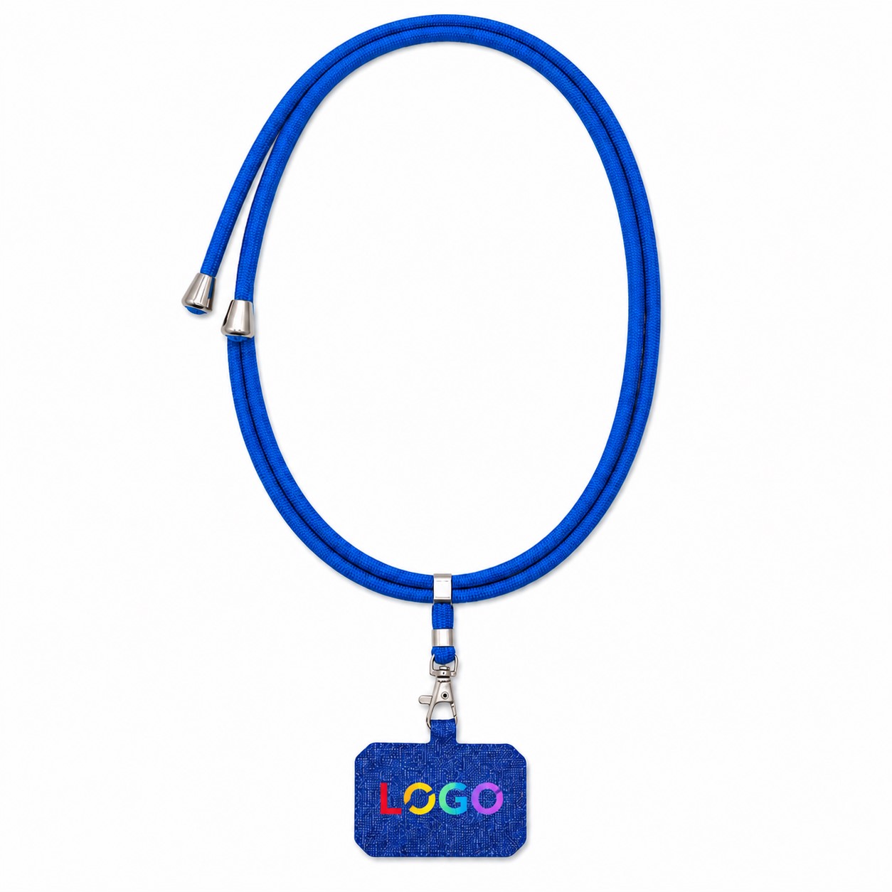 Long Braided Polyester Crossbody Phone Lanyard