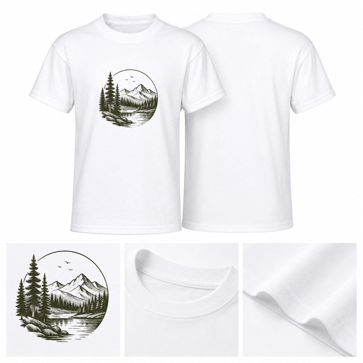 Youth Cotton Crewneck T-Shirt