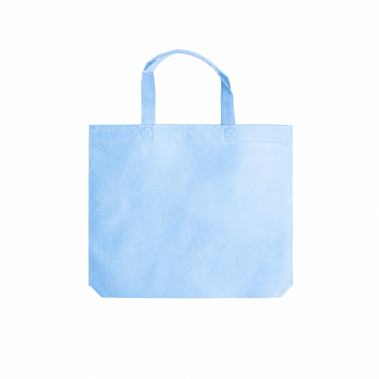 Smooth Surface Tote Bag — Light Blue