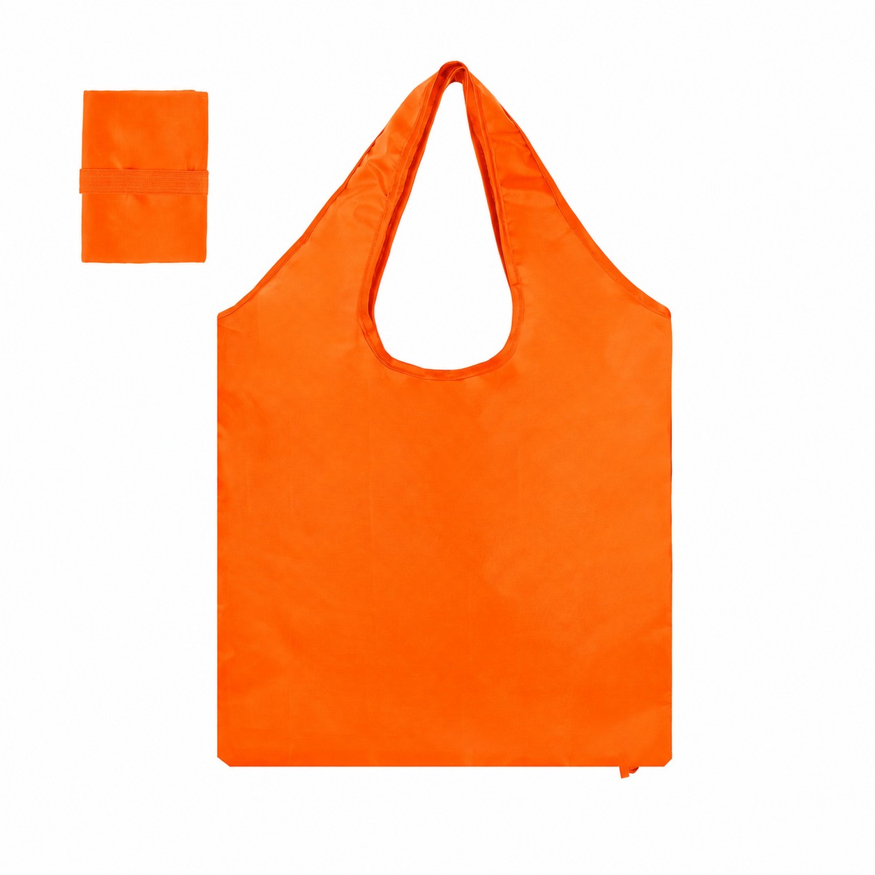 210T Polyester Tote Bag — Orange