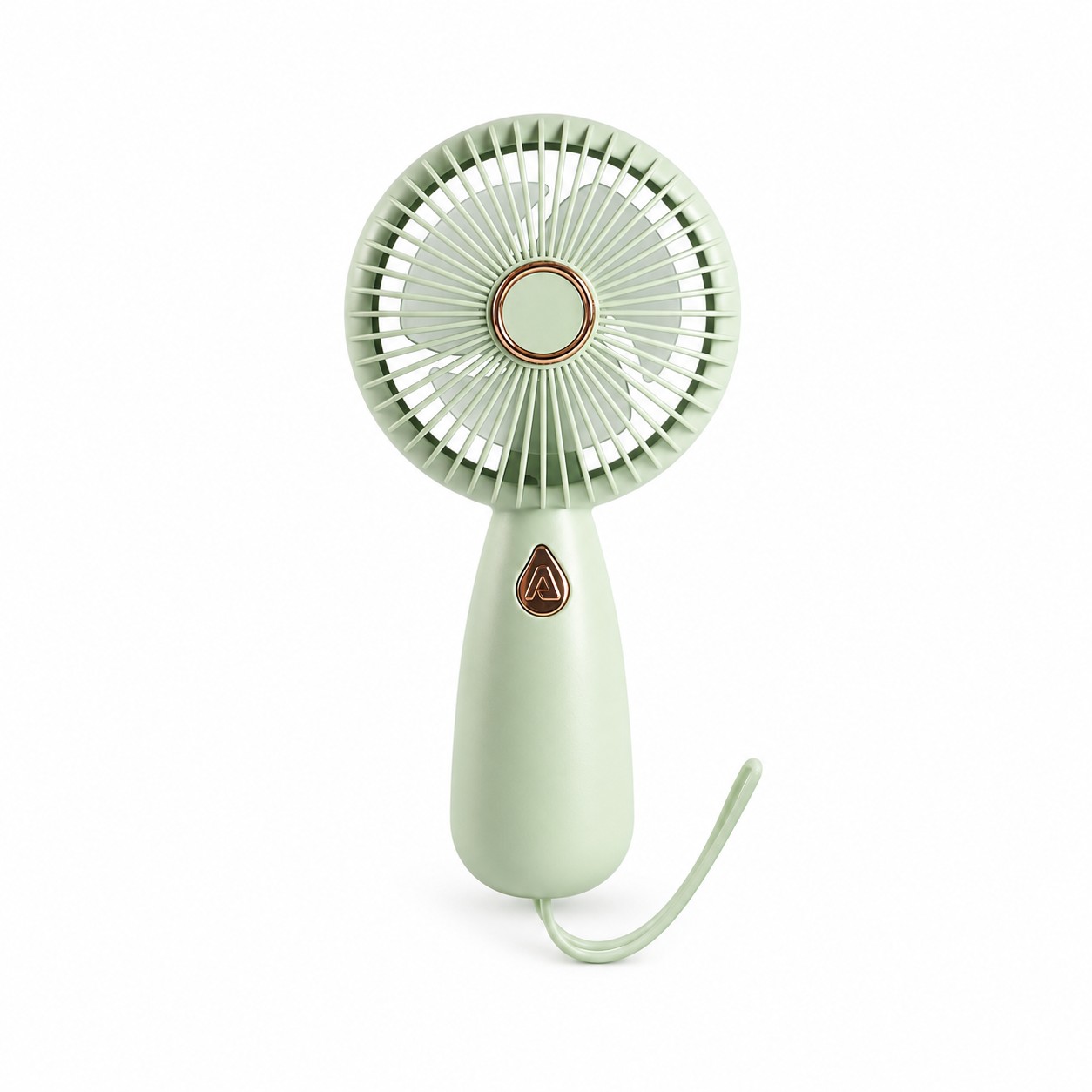 Rechargeable Mini Handheld Fan With Neck Cord — view 2