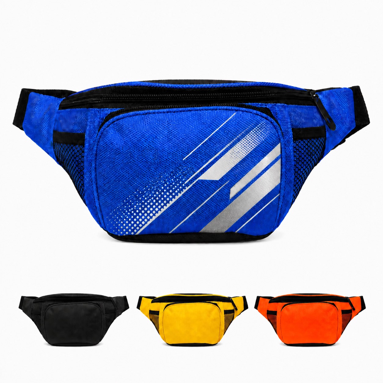 Polyester Zippered Crossbody Chest Bag