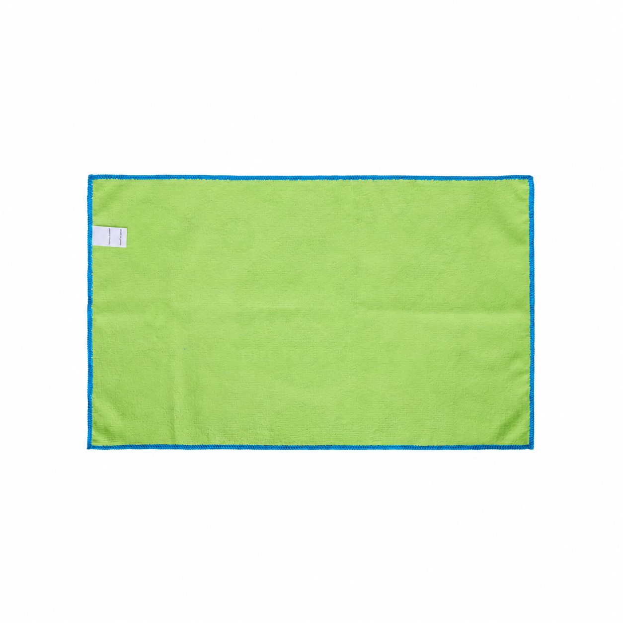 Microfiber Rally Towel With Stitched Edge — Green