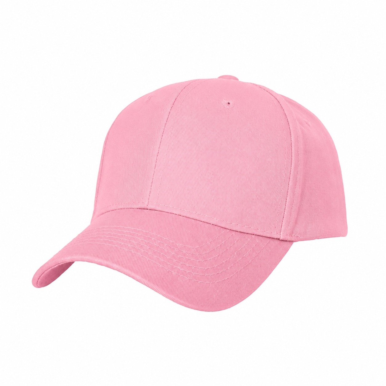 22.8-Inch Cotton Baseball Cap — Pink