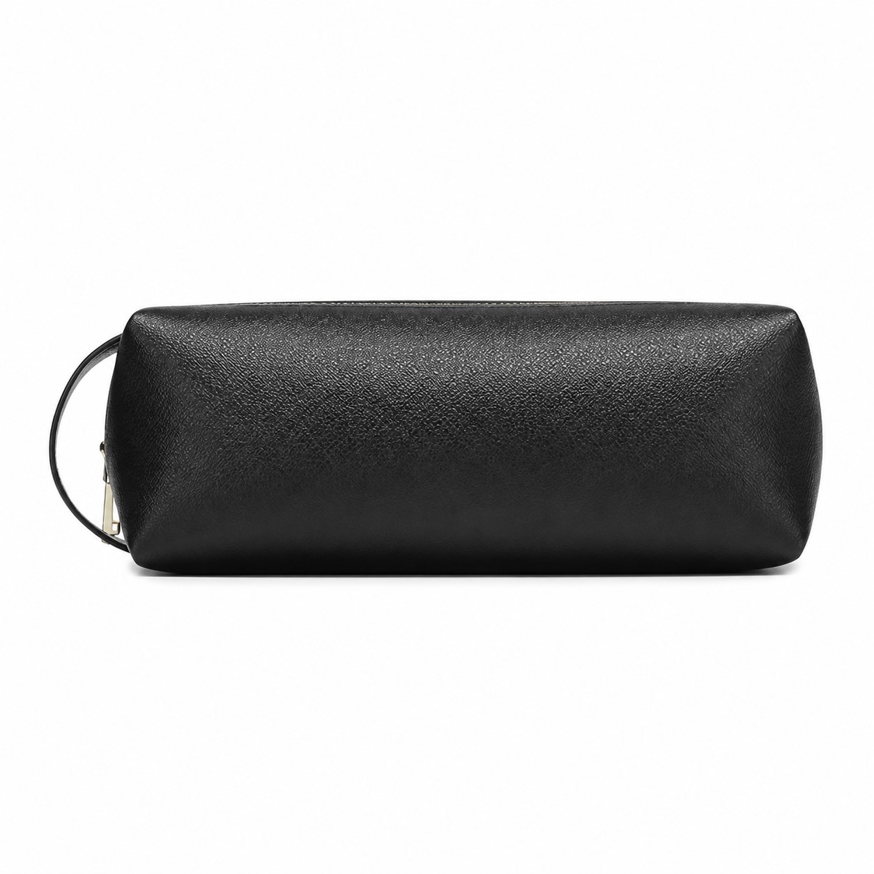 Smooth PU Leather Zippered Storage Pouch — view 2