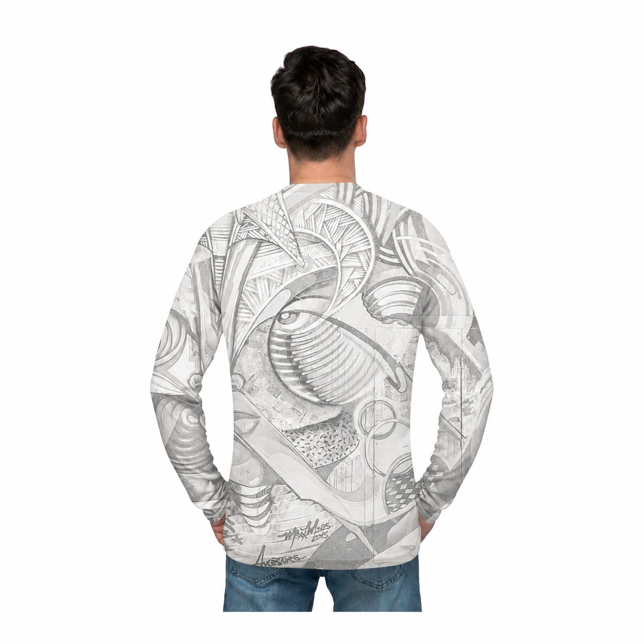 Long Sleeve Performance T-Shirt — White