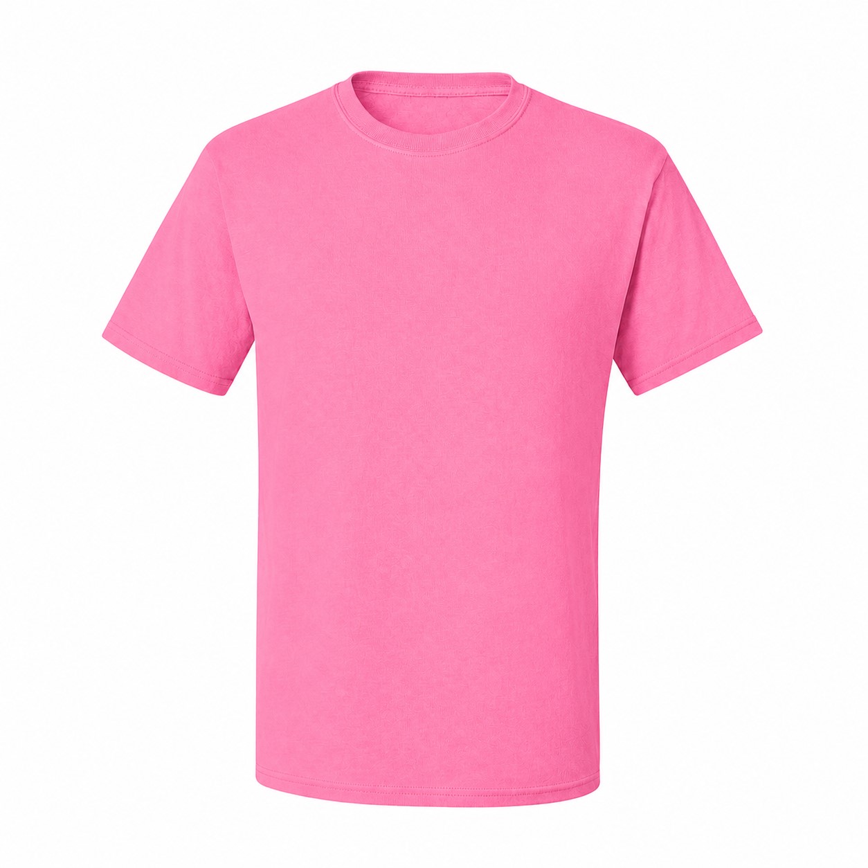 Cotton Polyester Moisture-Wicking T-Shirt — Pink