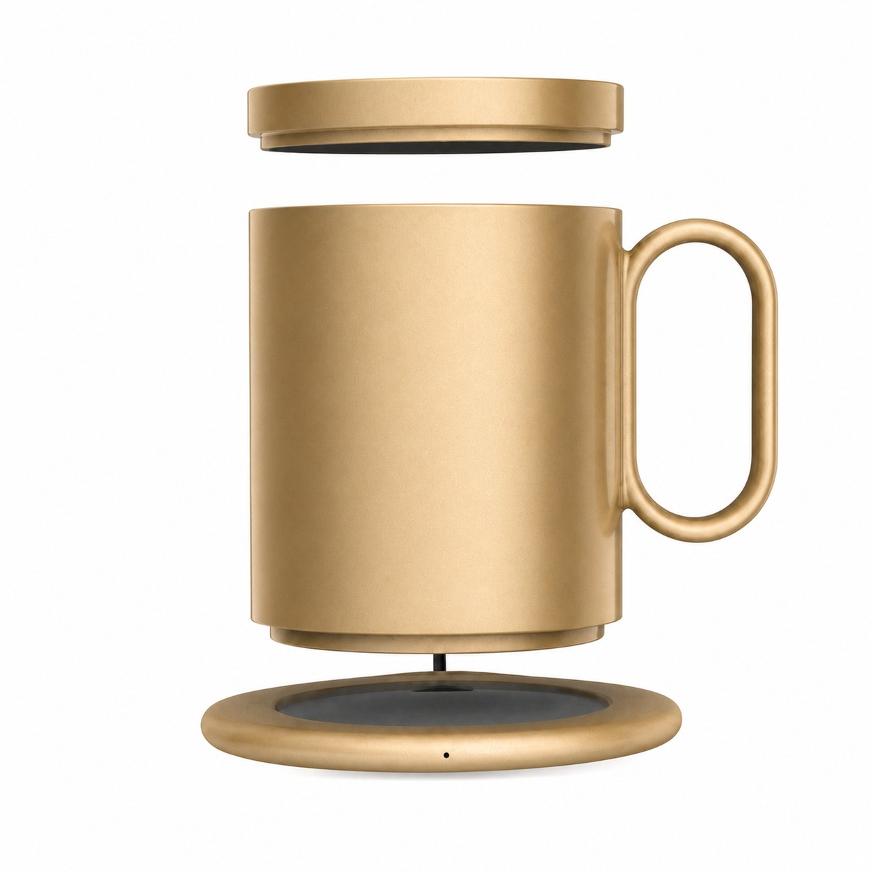 Desktop Warming Mug Charger Set — Bronze Gold