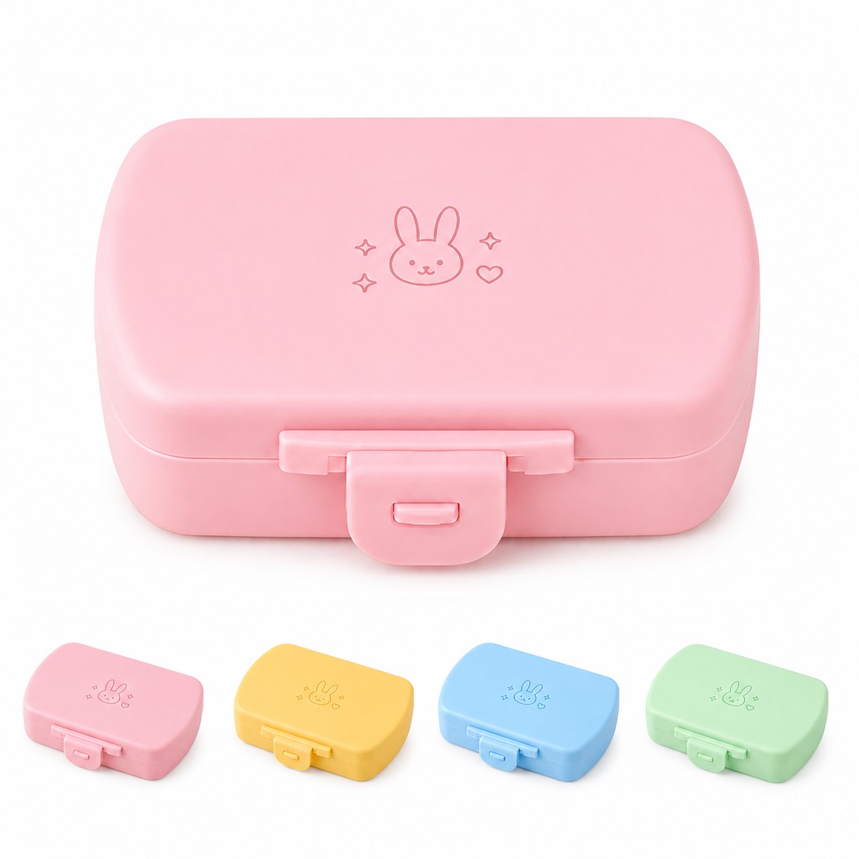 Six Compartment Polypropylene Medicine Organizer
