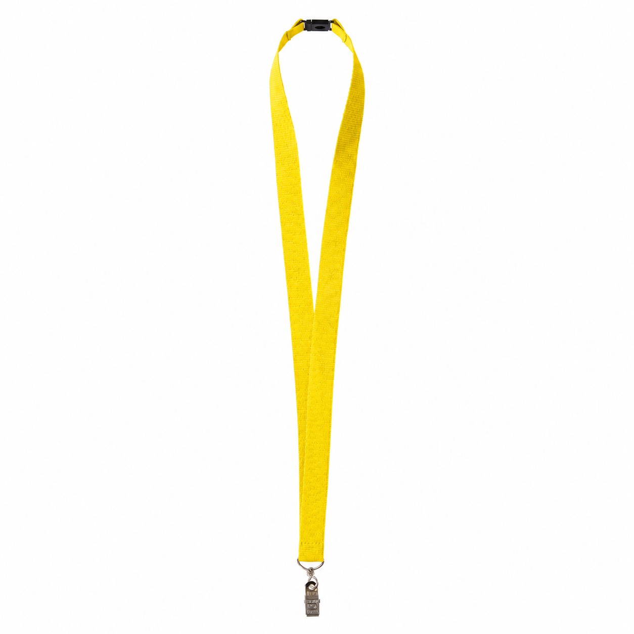 Three Quarter Inch Polyester Breakaway Lanyard — Yellow