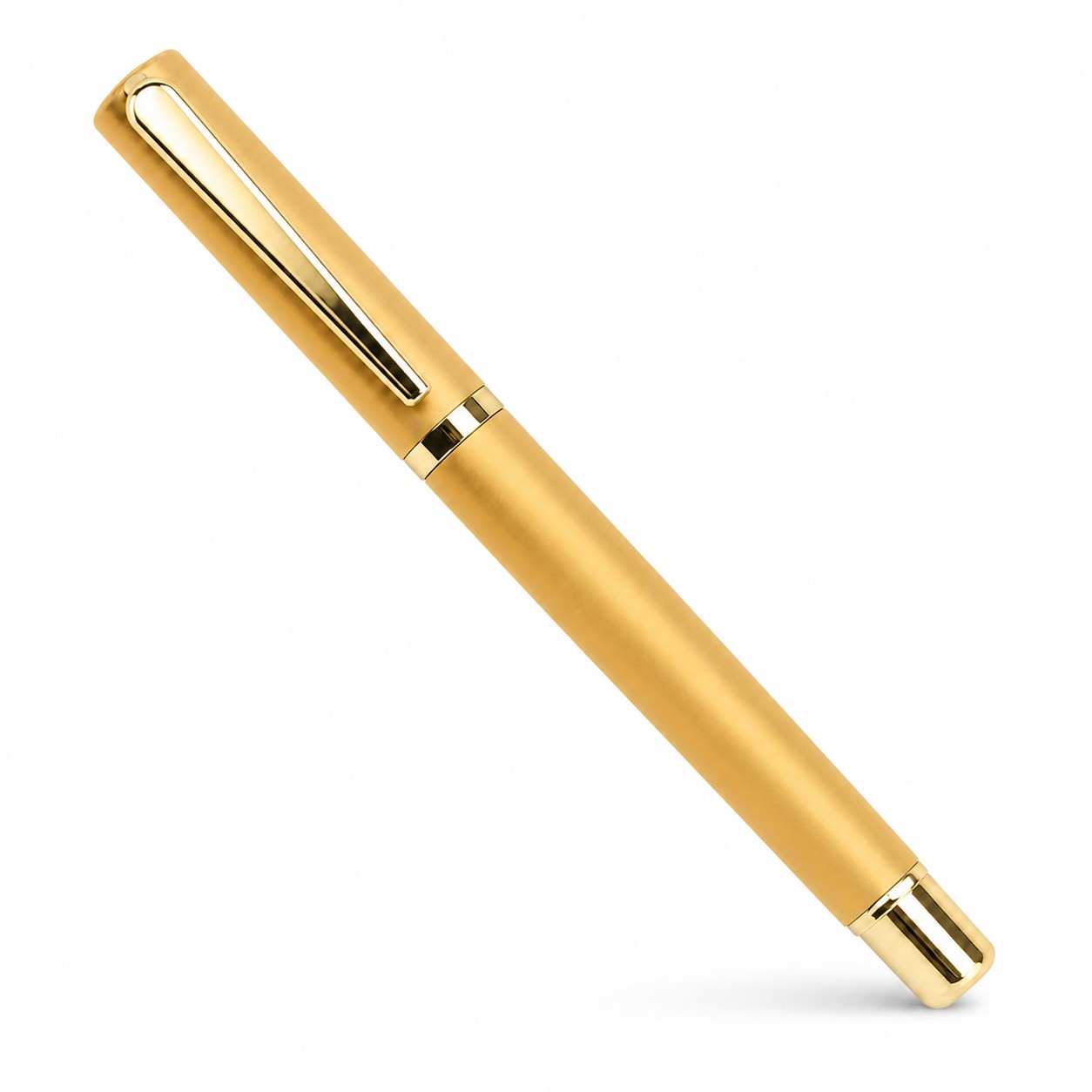 Smooth Plastic Gel Pen — Gold