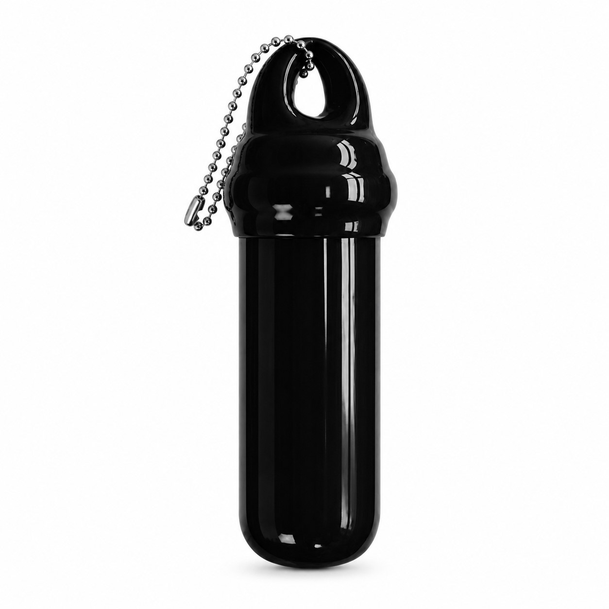 Capsule PVC Coin Purse With Ball Chain — view 2