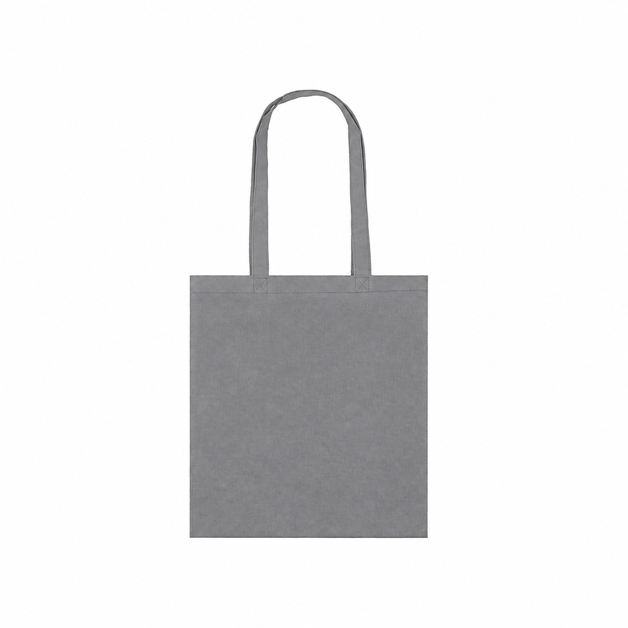 80GSM Non-Woven Reinforced Handles Tote Bag — Gray