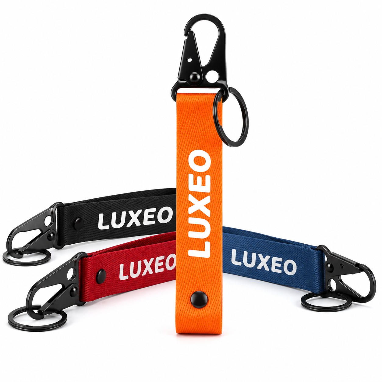 Wristlet Keychain With Black Buckle
