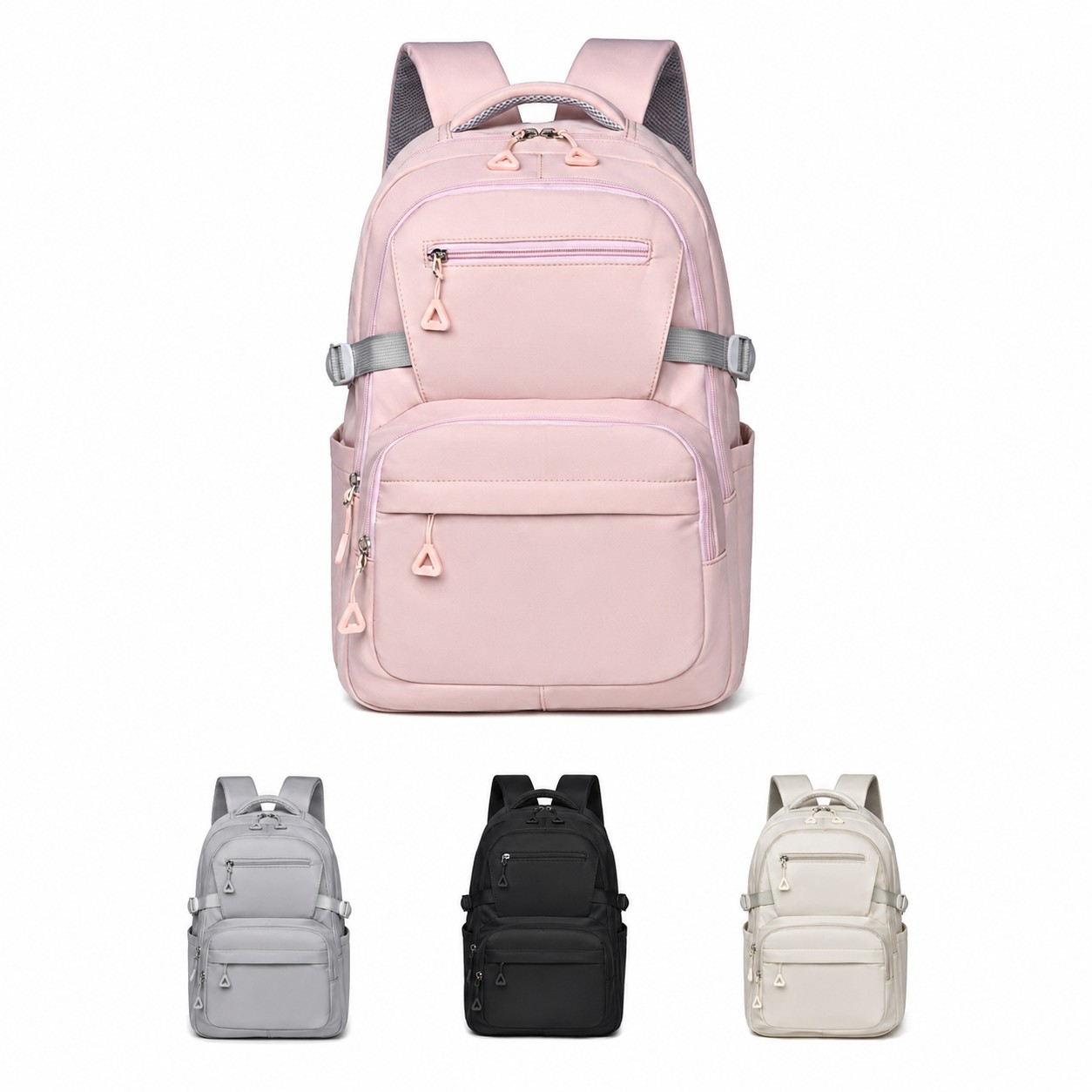 Oxford Cloth Laptop Backpack With Pockets