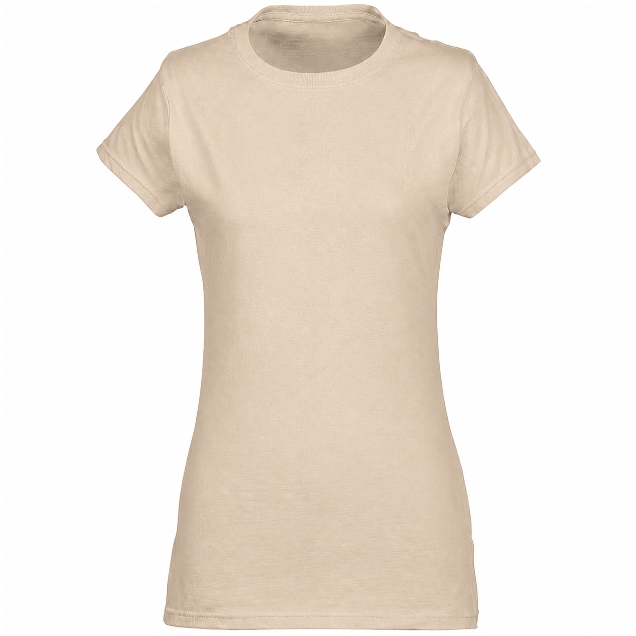 Ladies' Ringspun Cotton T-Shirt — Beige