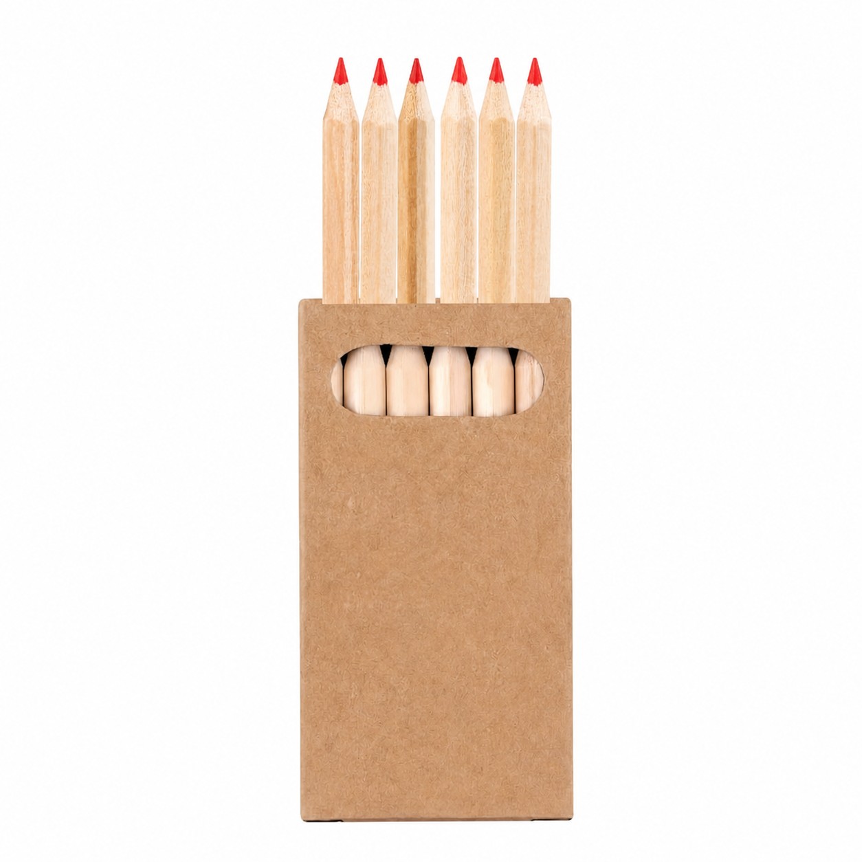 Mini Wood Colored Pencil Set — Red