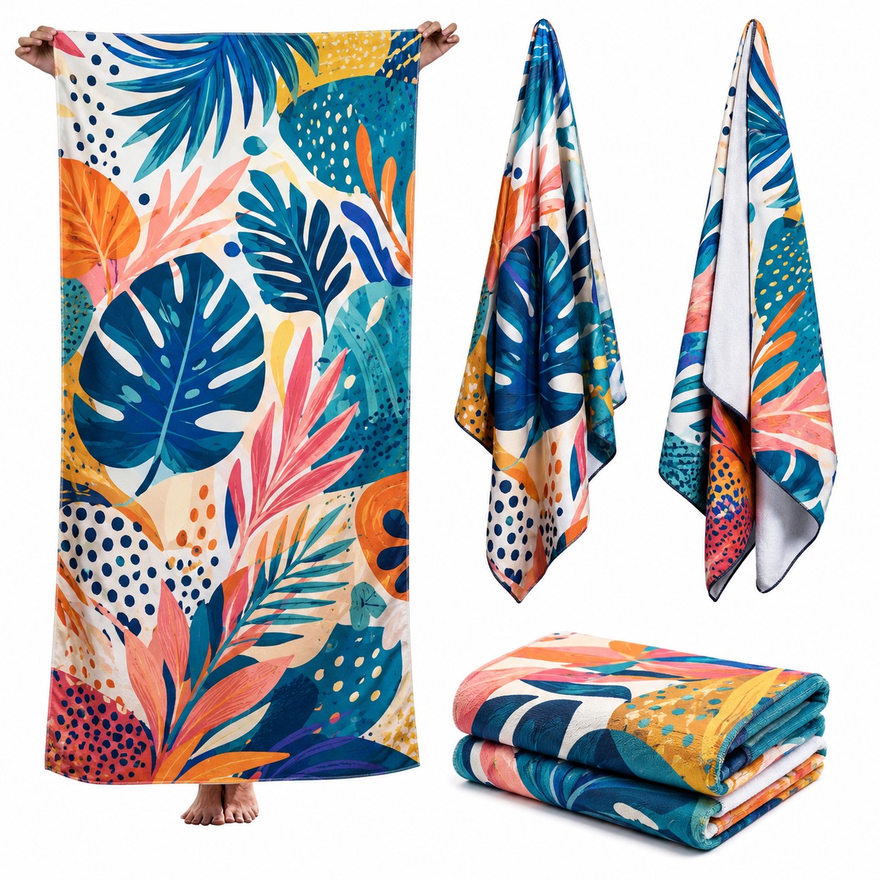 Large Microfiber Beach Towel