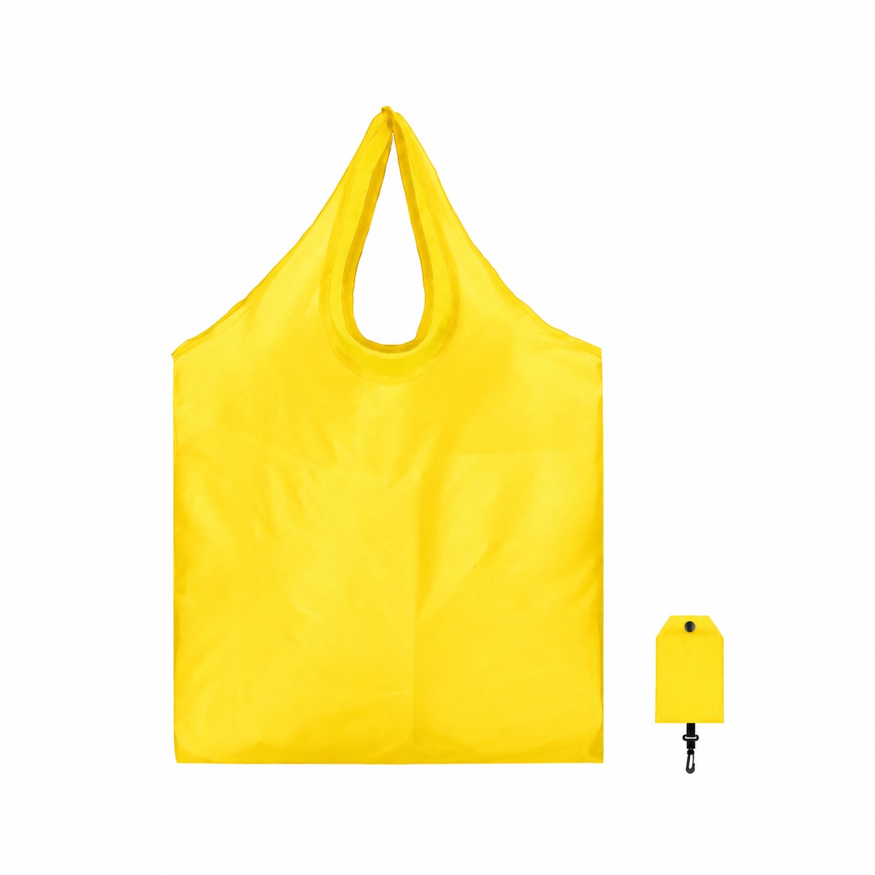 Foldable Shape Tote Bag — Yellow