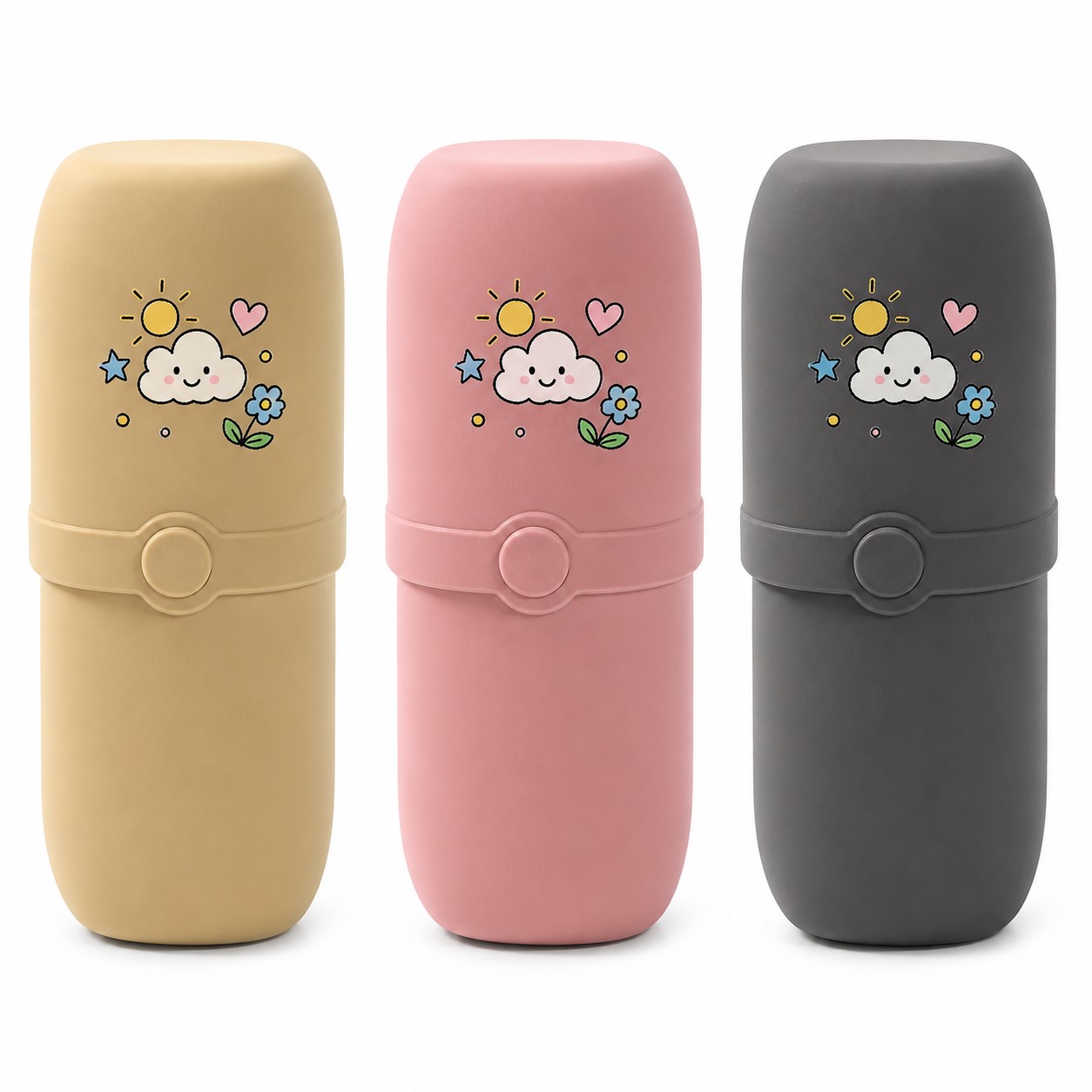 Silicone Cosmetic Brush Organizer Case