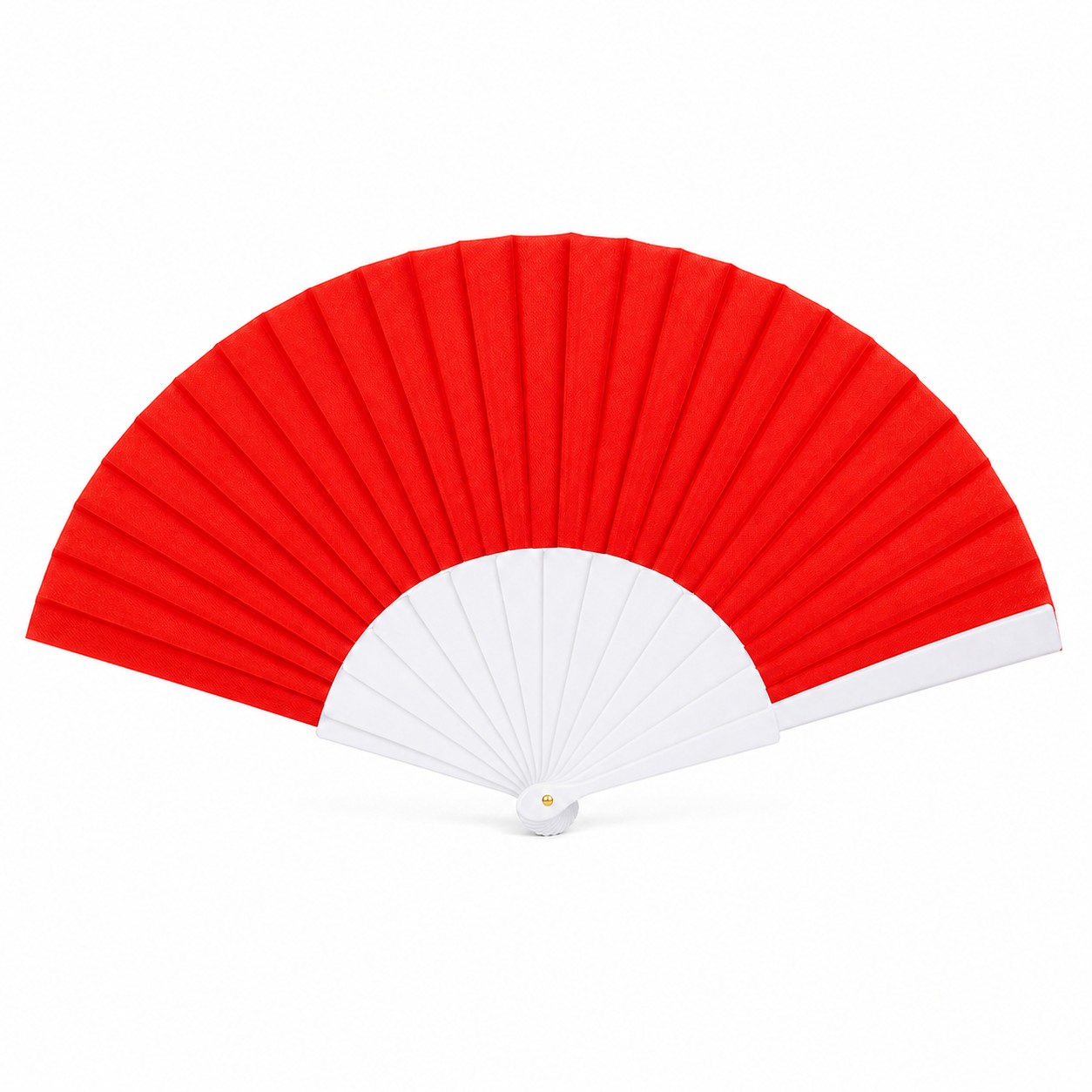 Rainbow Nylon Folding Hand Fan — view 4