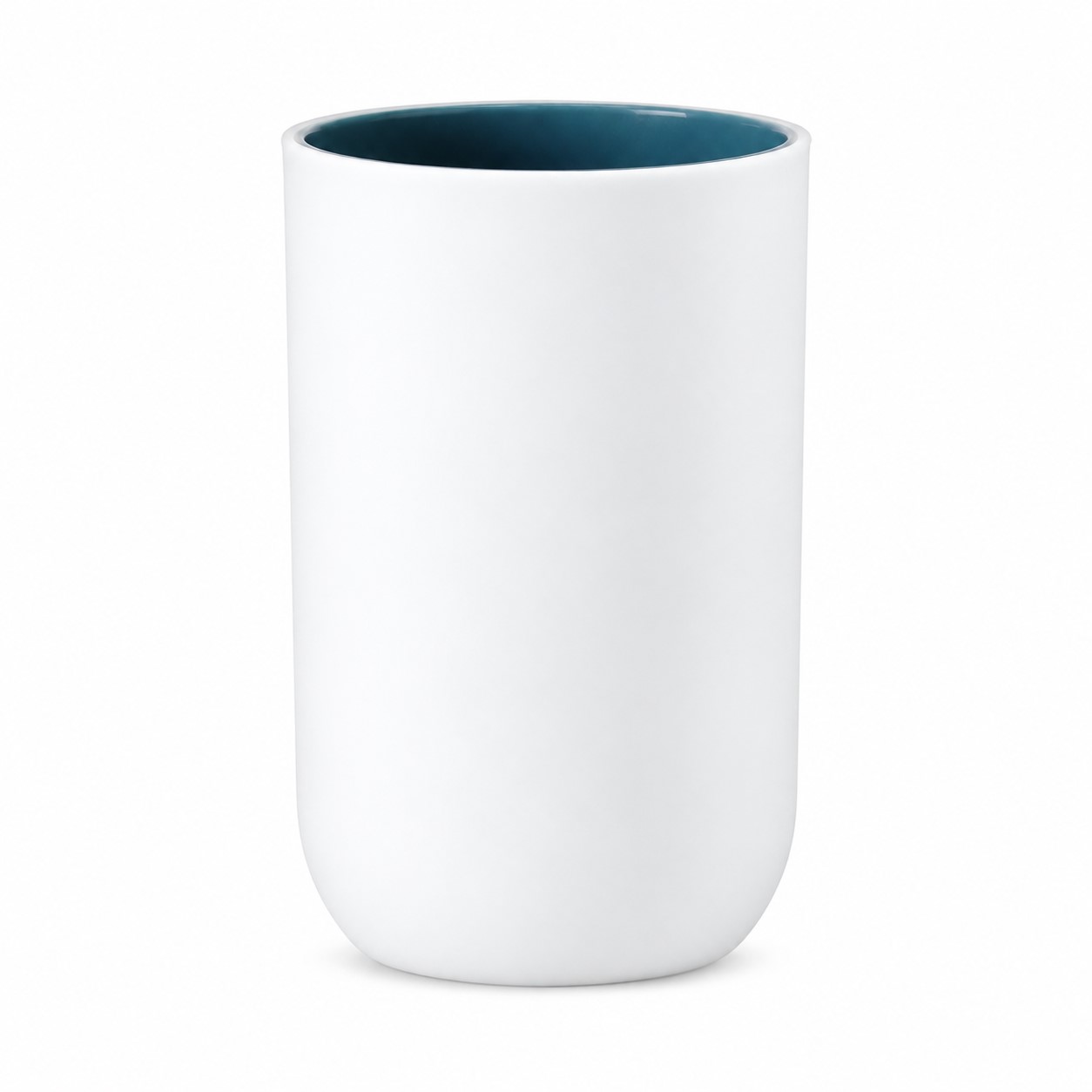 Durable Plastic Bathroom Tumbler Cup — White