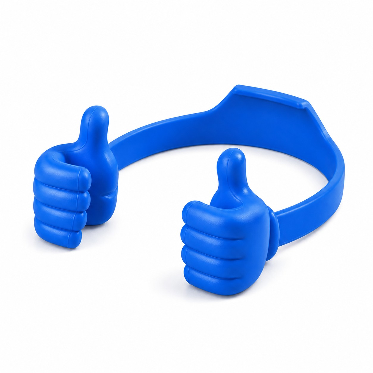 Adjustable Thumbs Up Device Stand — Blue