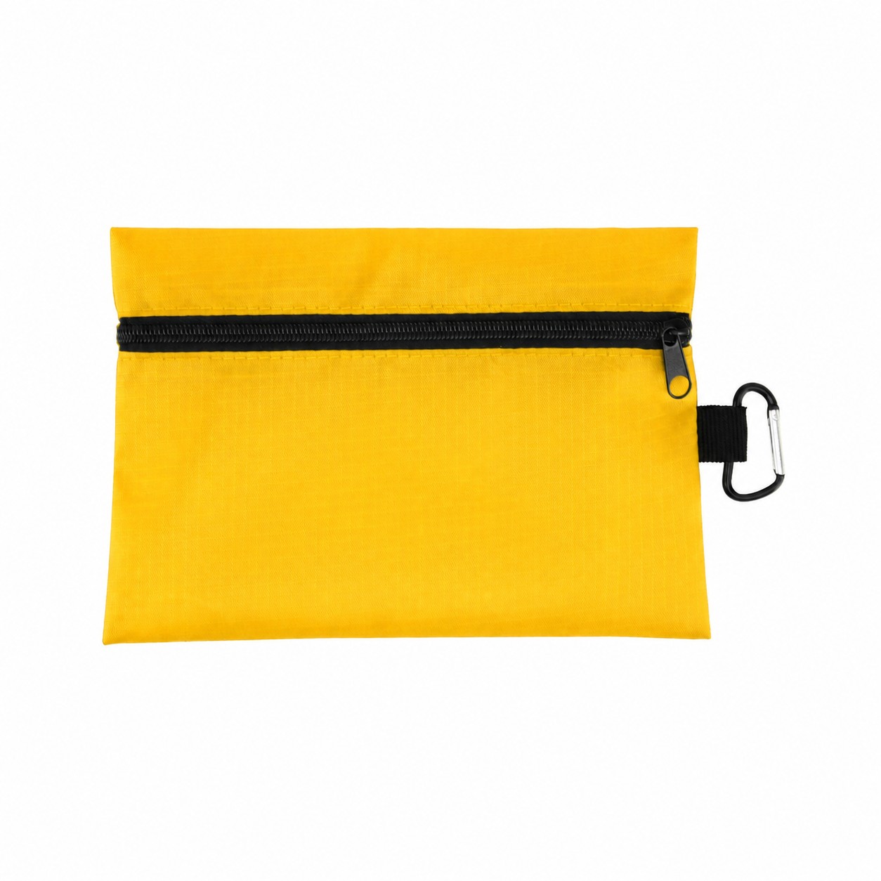 Ripstop Zipper Travel Pouch — Yellow
