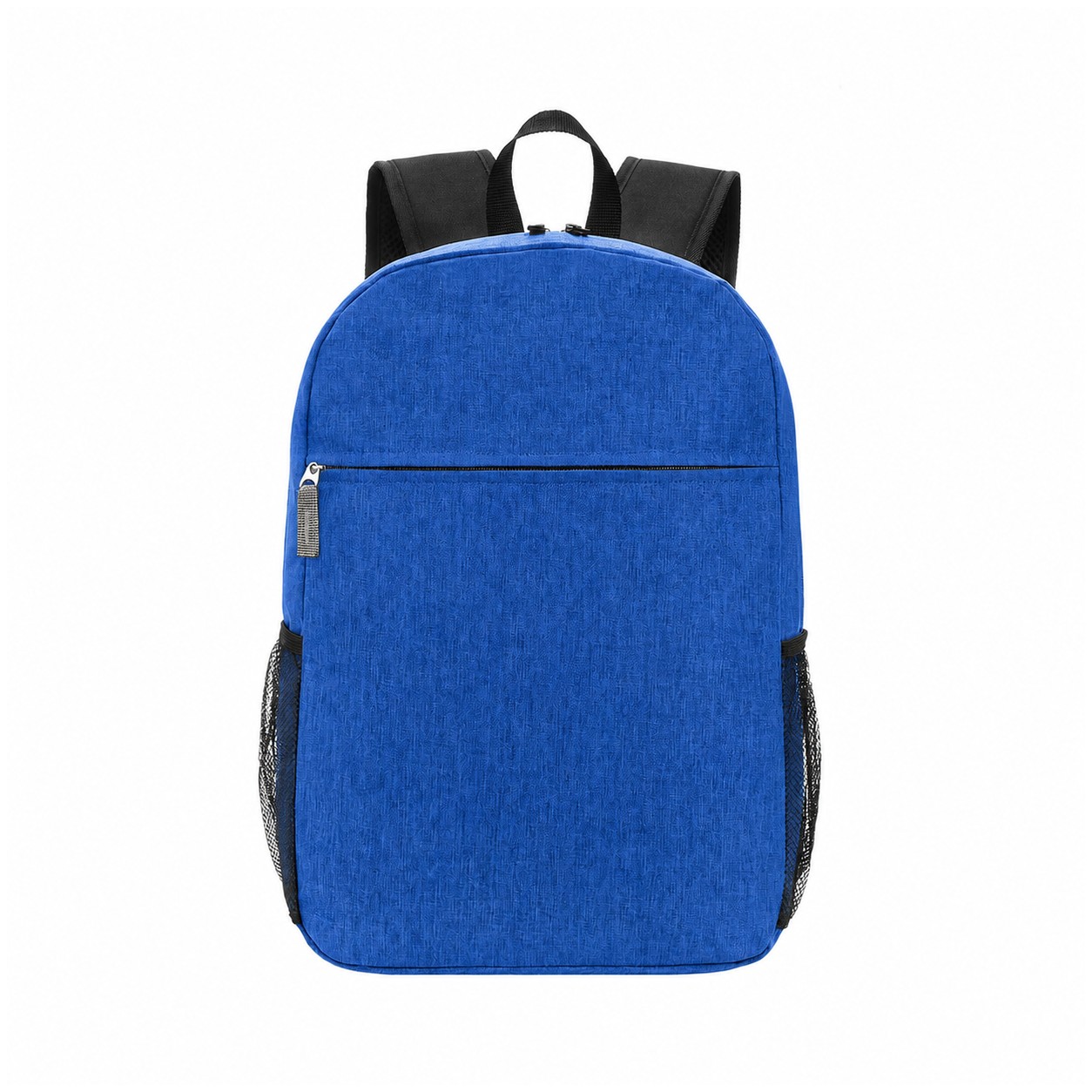300D Polyester Gray Laptop Backpack — Blue