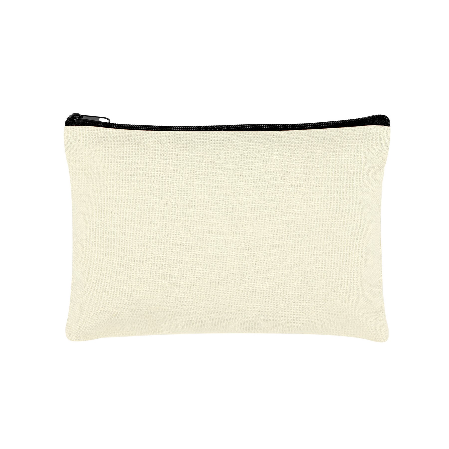 Canvas Zippered Storage Travel Pouch — view 2