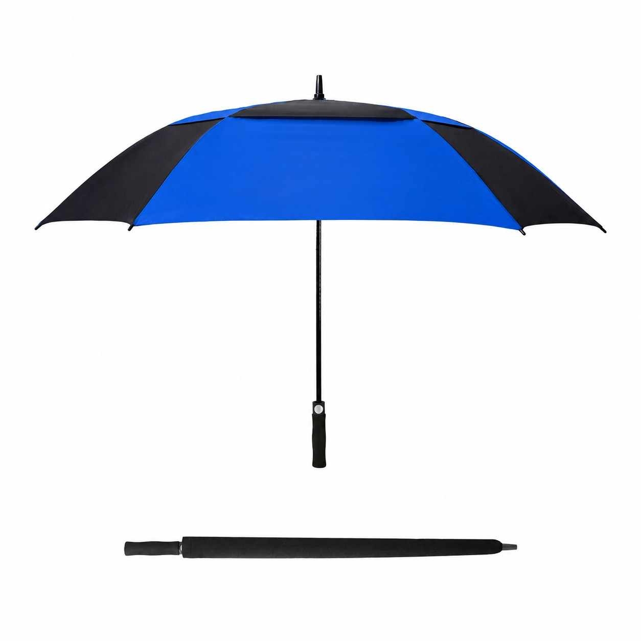 Square Vented Golf Umbrella — Royal Blue