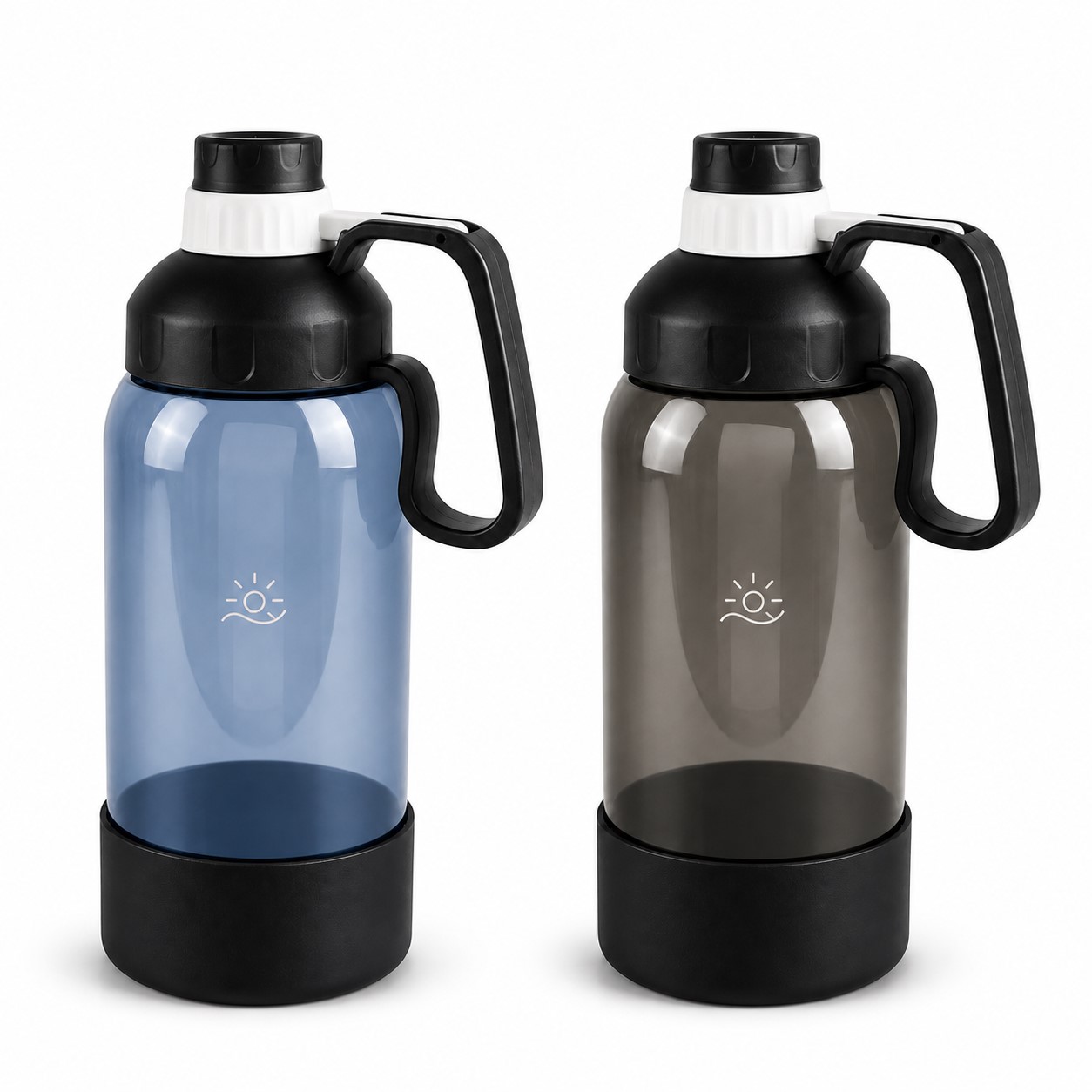 Handled Stainless Steel Pet Water Bottle With Bowl