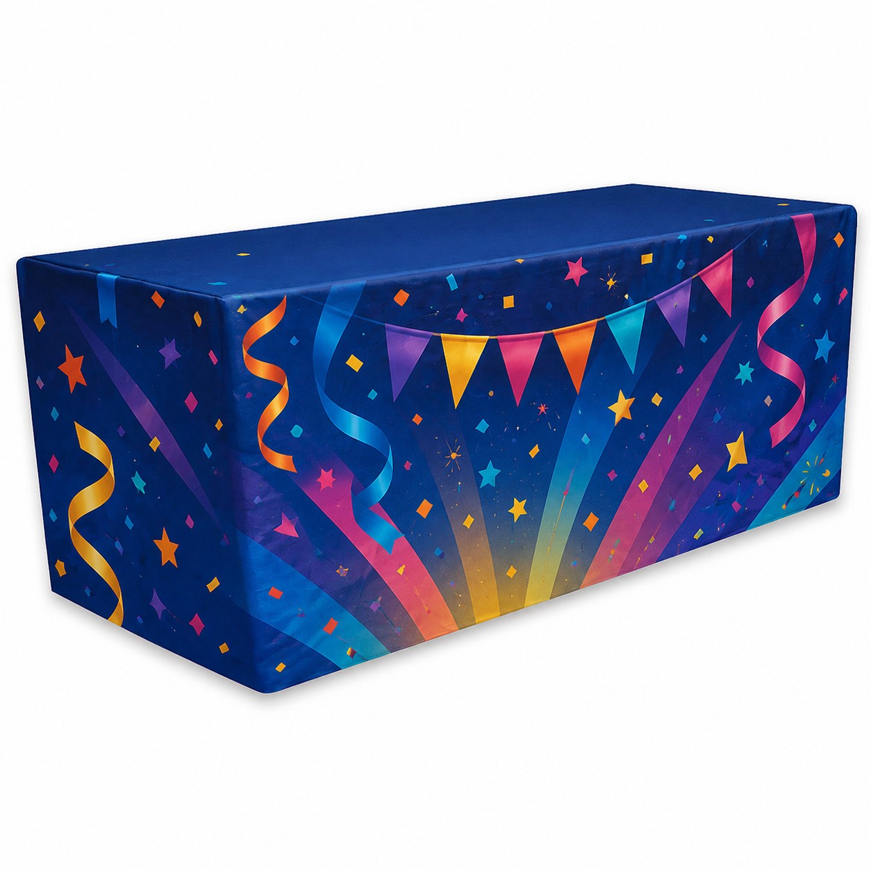 6-Foot Fitted Polyester Table Cover