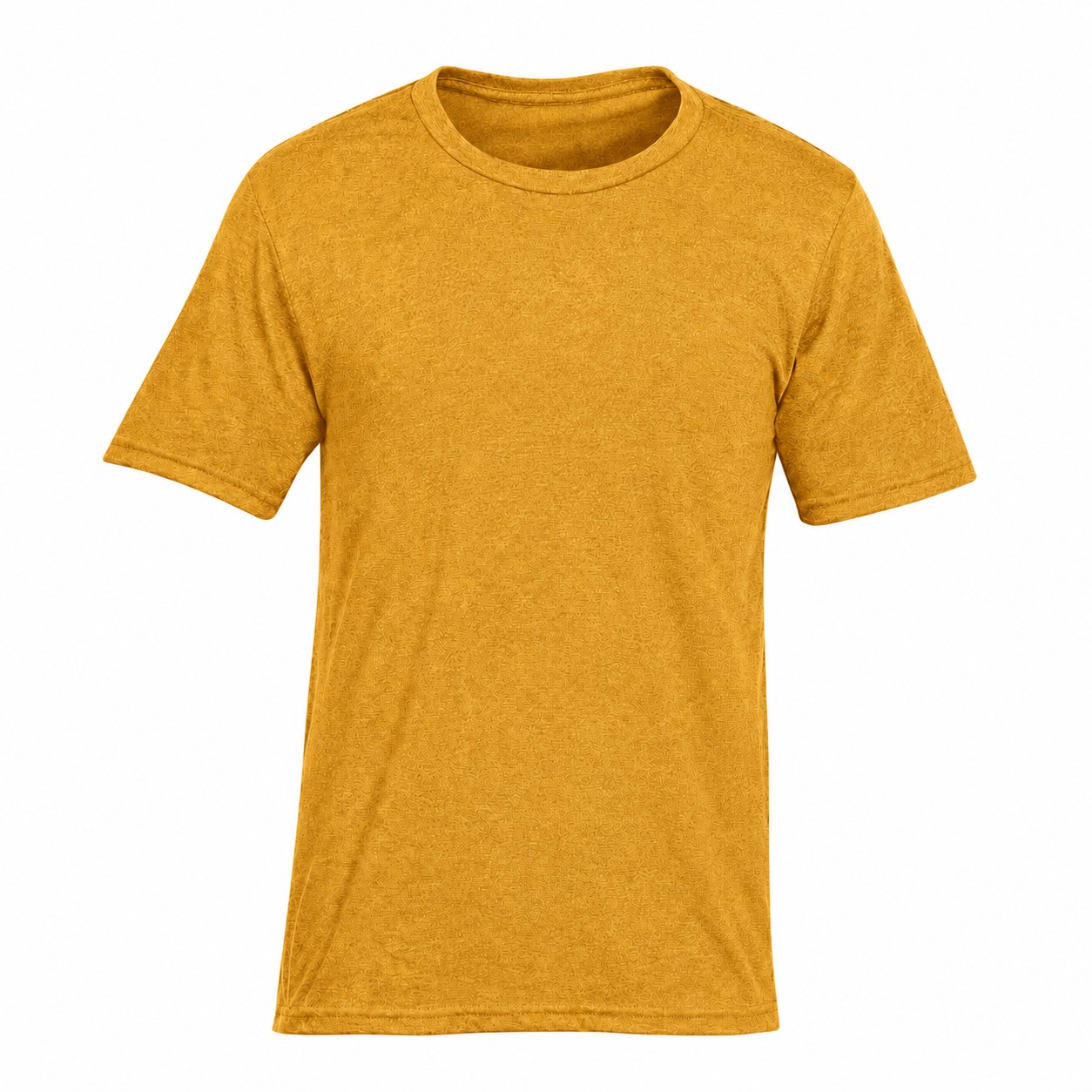Blend Cotton Polyester Tee — Gold