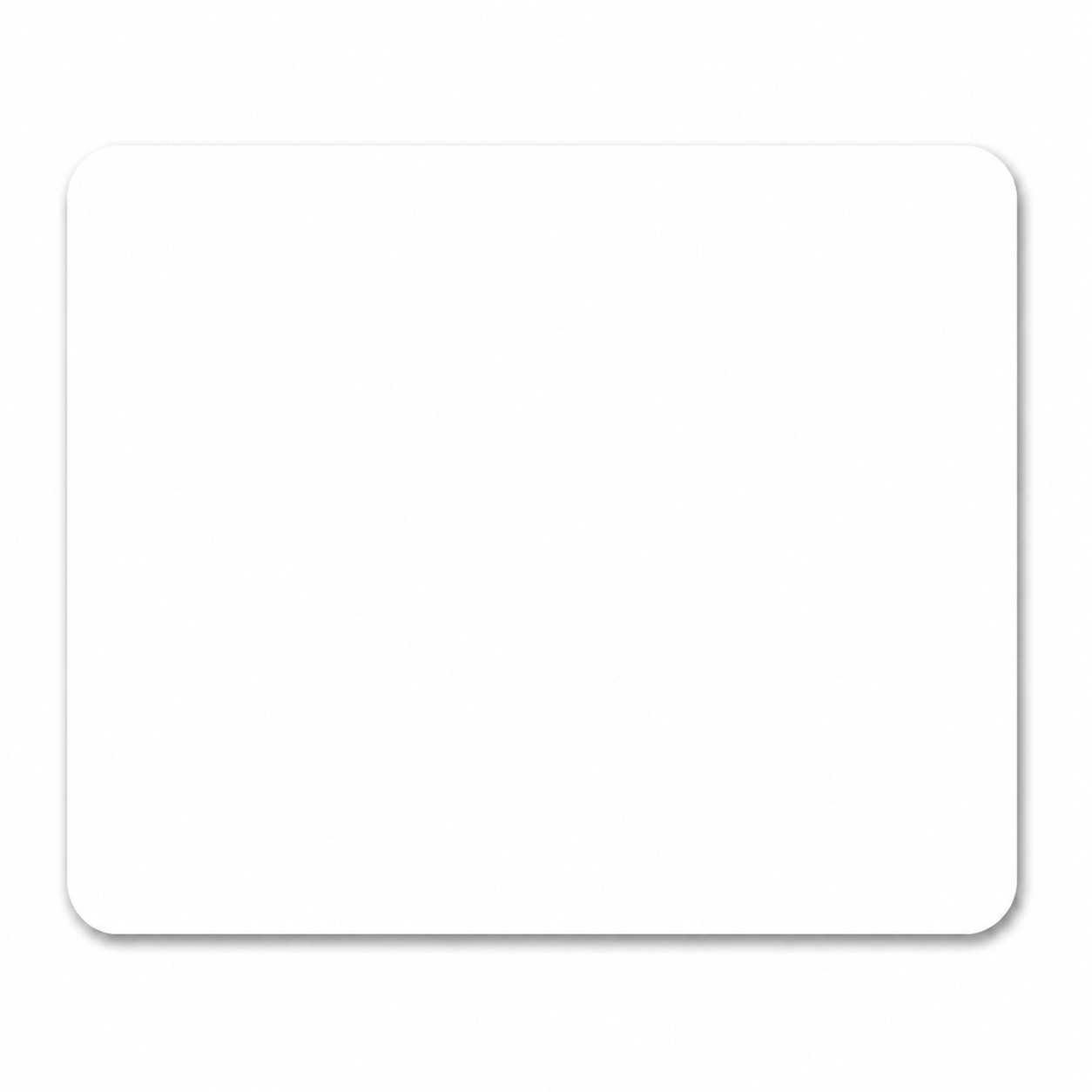 Soft Fabric Surface Mouse Pad — Clear White