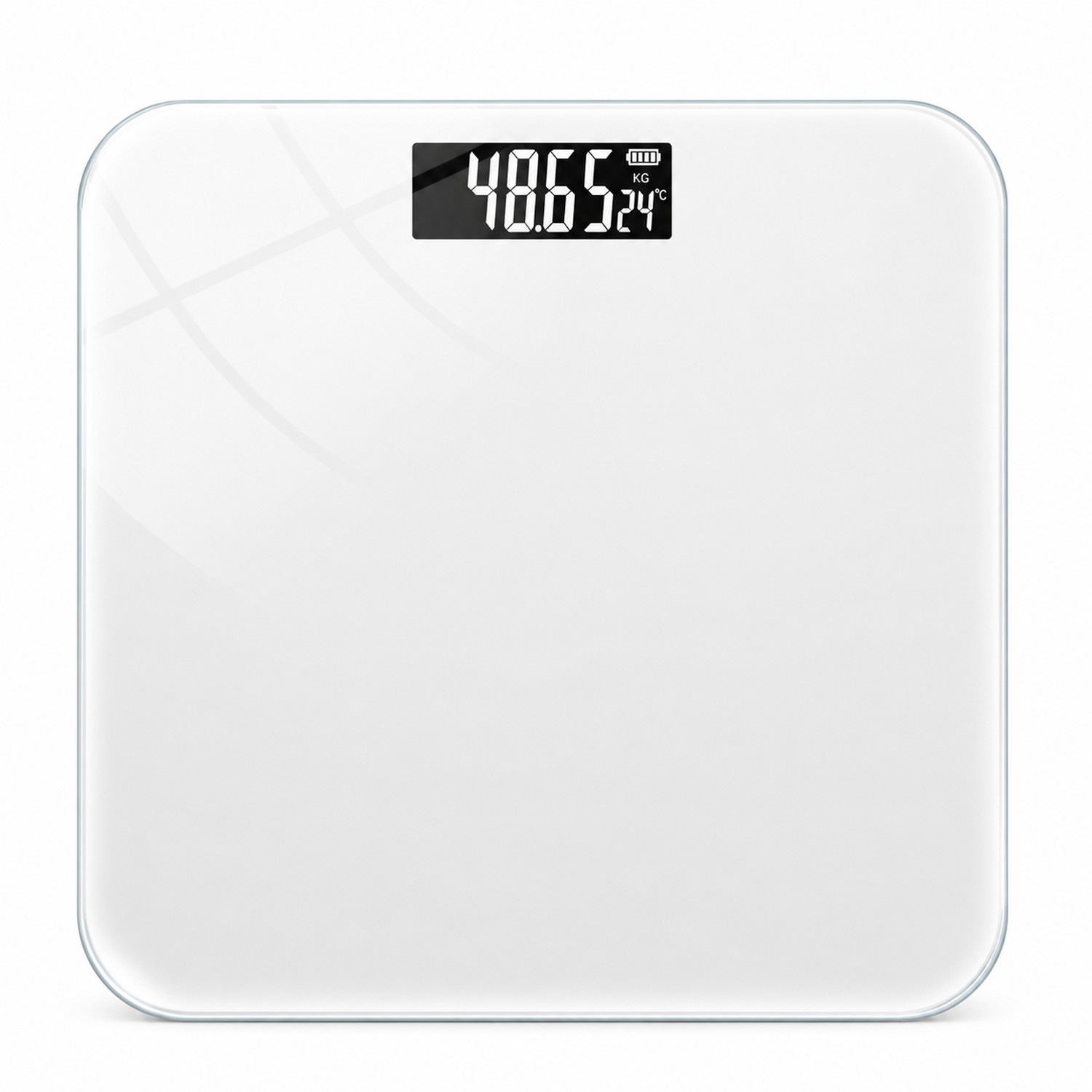 Smart Plastic Bathroom Scale — view 2