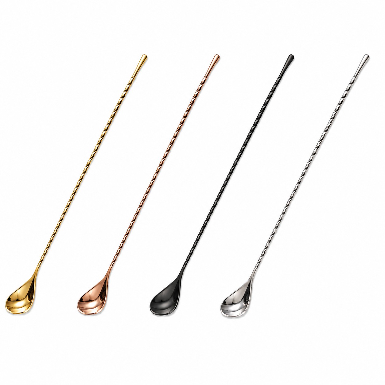 Polished Long Stainless Steel Bar Spoon