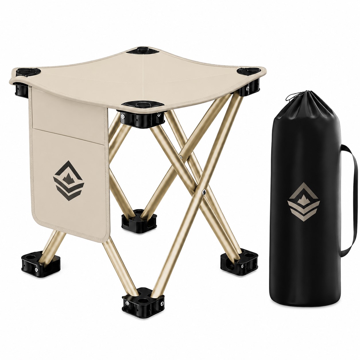 Portable Carbon Steel Folding Stool