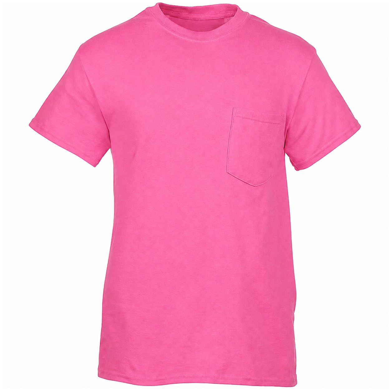 Heavy Cotton Pocket Uniform Tee — Pink
