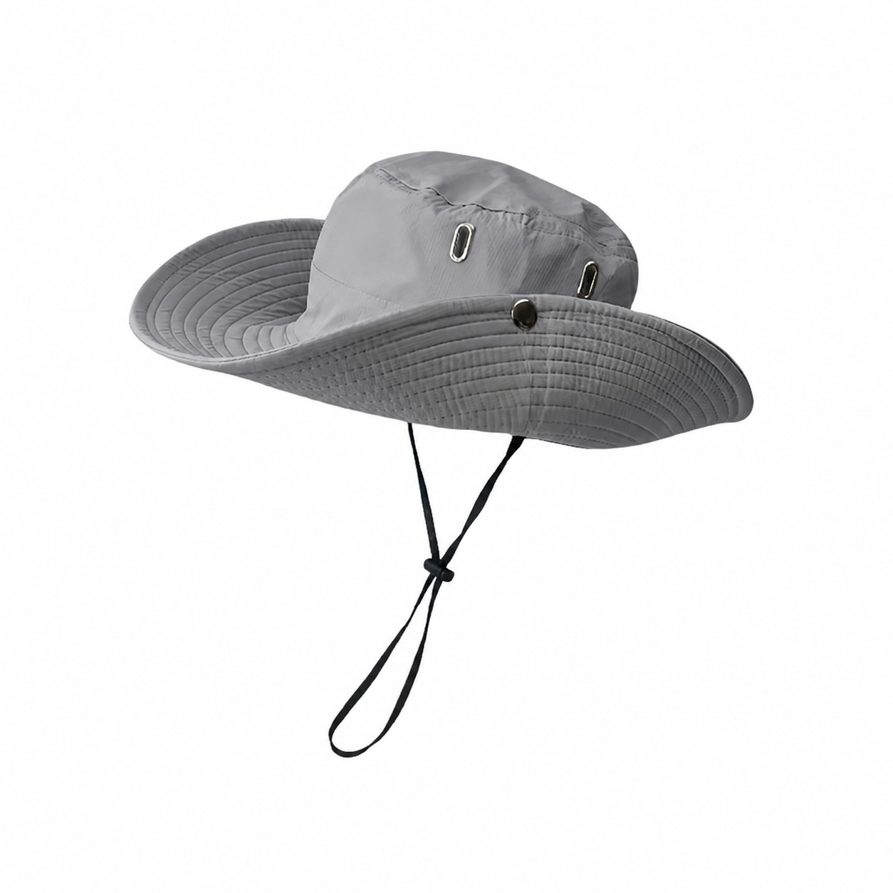 Polyester Boonie Sun Hat — Gray