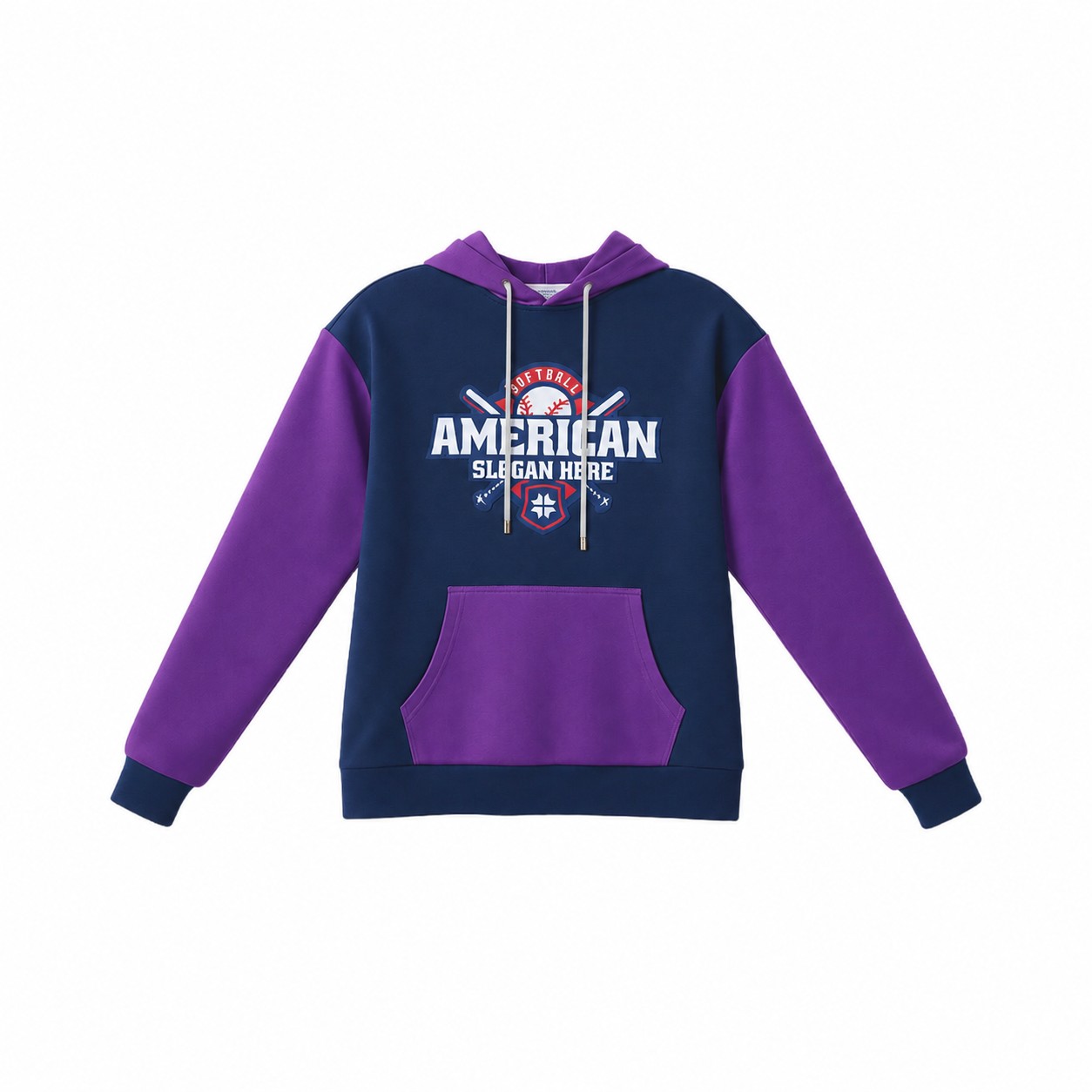 Composite Cotton Athletic Fit Hoodie — Purple