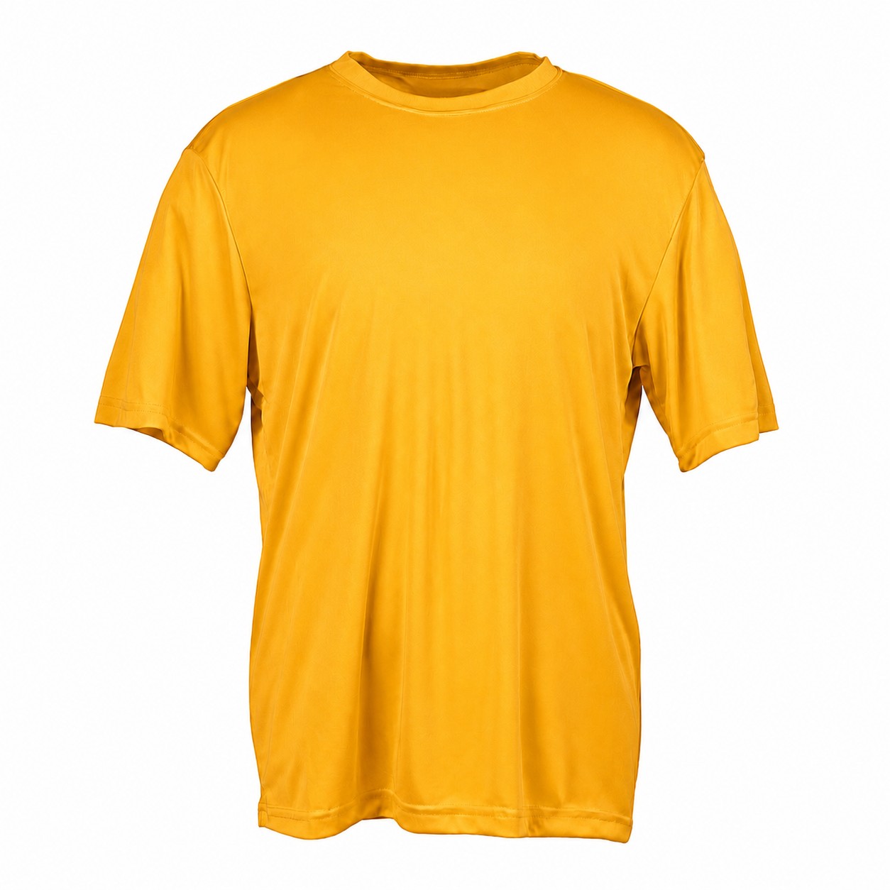 Men's Polyester Athletic T-Shirt — Gold