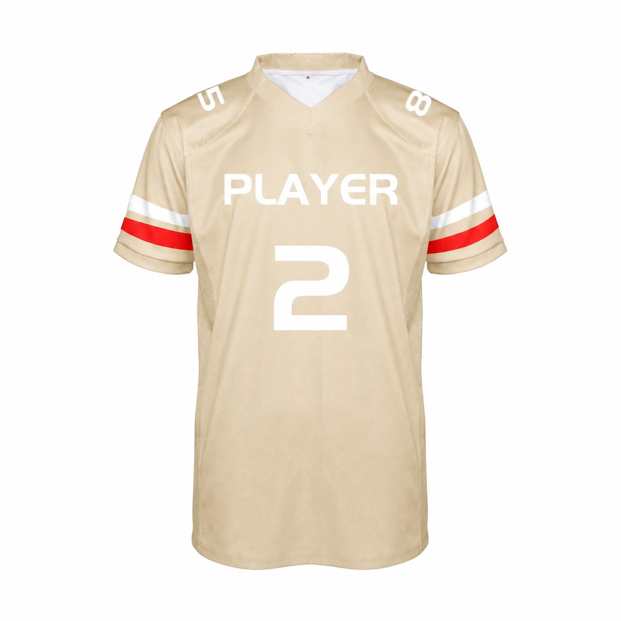Polyester Rugby Team Jersey — Natural Beige