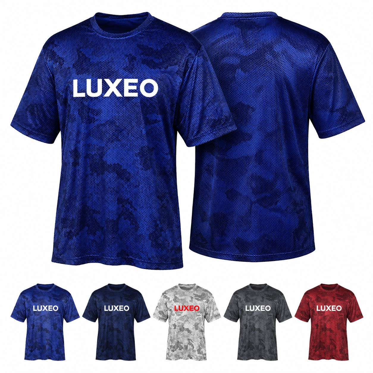 Men's Sublimated Camouflage Polyester Performance T-Shirt