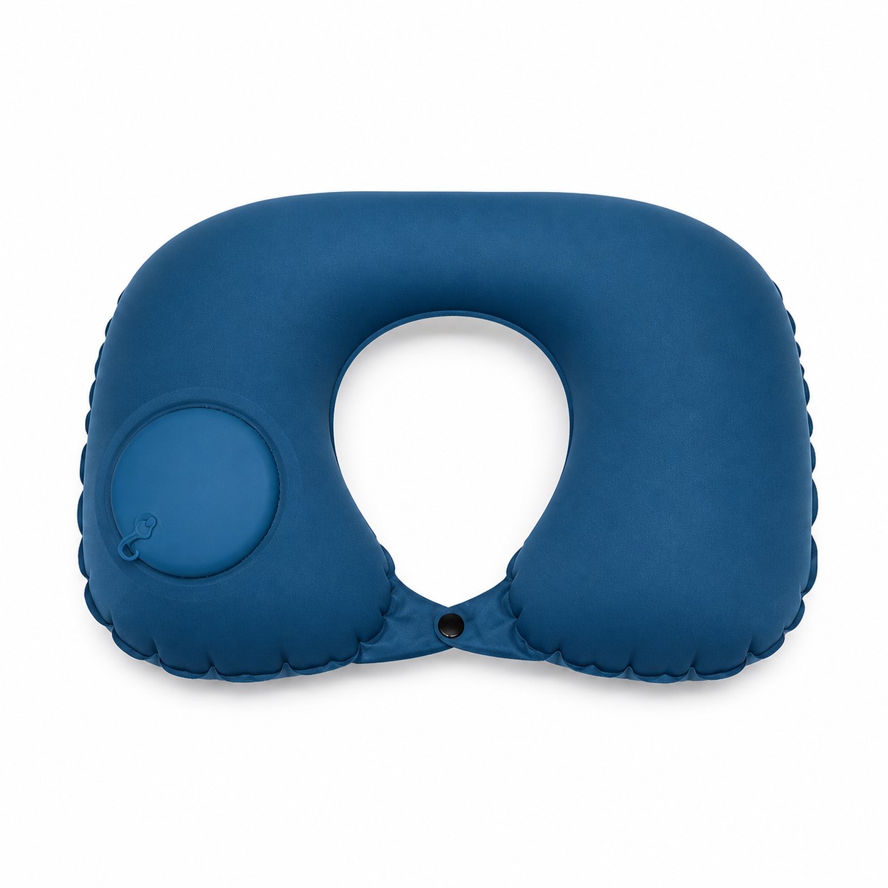 Inflatable Polyester Neck Pillow With Button Pump — view 2