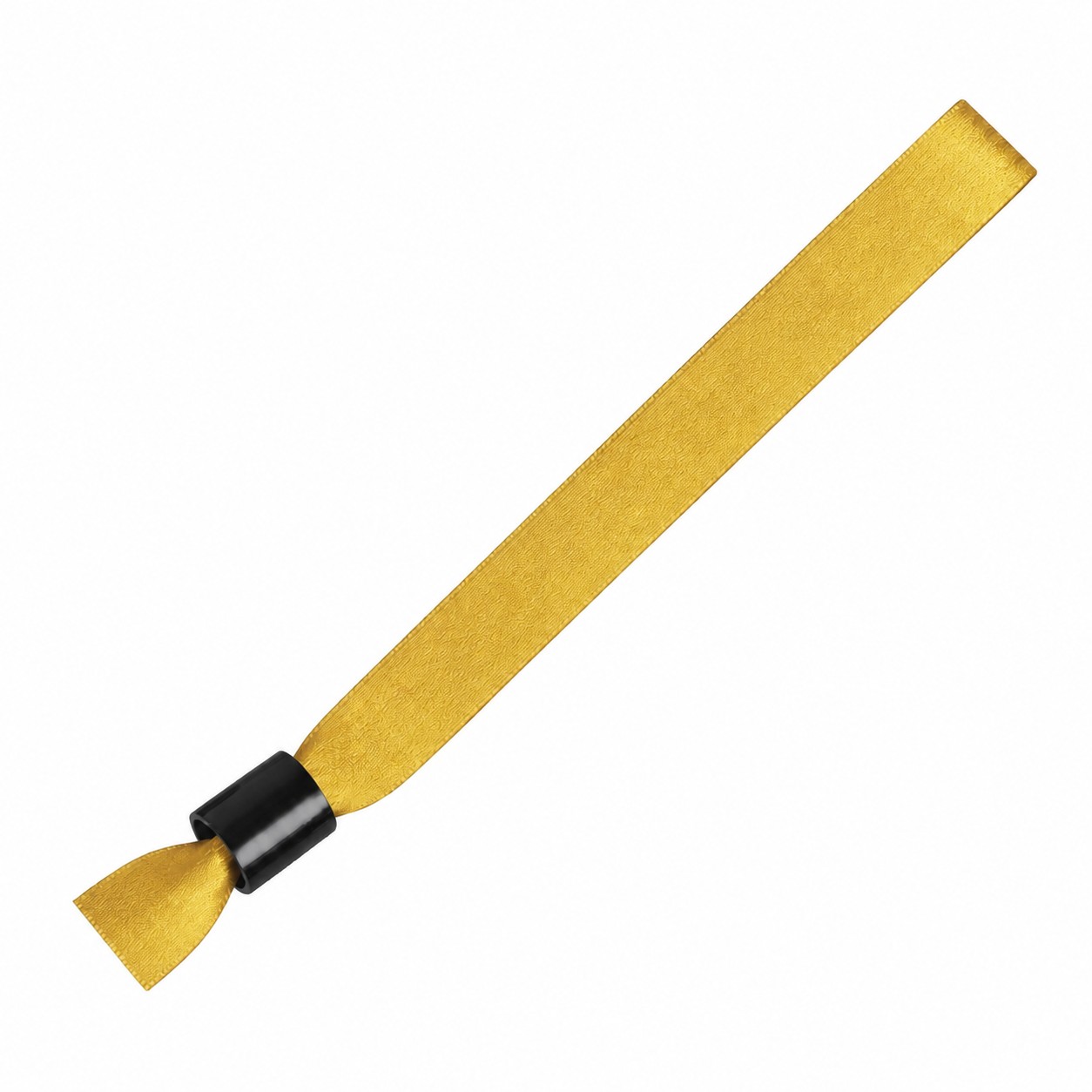 Polyester Locking Event Wristband — Brass Gold